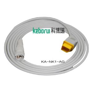 IBP adapter cable Compatible for Nihon Kohden monitor to Argon transducer