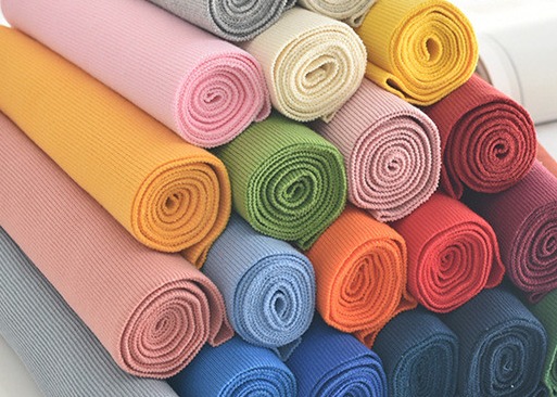 21s, 32s cotton/spandex ribbings fabric, 2X2 thread collar neck cuff screw knitted stretch fabric