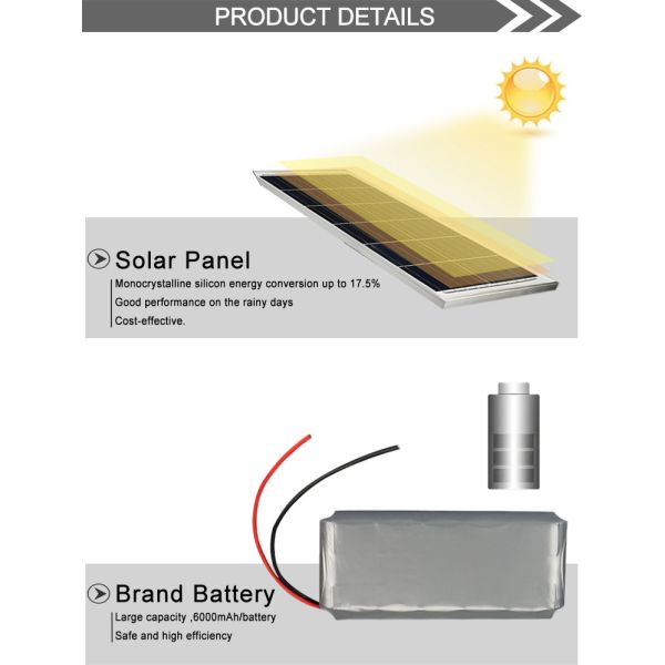 Aluminum Outdoor Solar Street Light 100W Integrated All in One Led Street Light