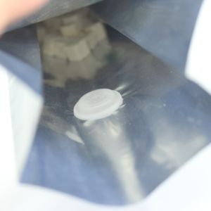 Glossy Surface Mylar Side Gusset Plastic Coffee Bean Bag Pouch With Valve