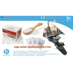 Sugar stick wholesale pouch packaging automatic counting and packing machine
