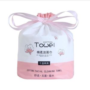 disposable organic biodegradable nonwoven square face compressed towel