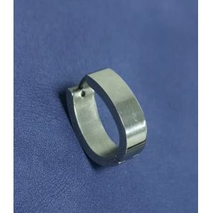 ISO9001 PVD Surface Silver Jewelry Components Clip Ons Earring Tolerance 0.03mm