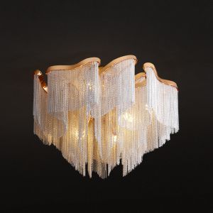 Traditionally chandelier Living room Bedroom modern Ceiling Light Fixture tassel