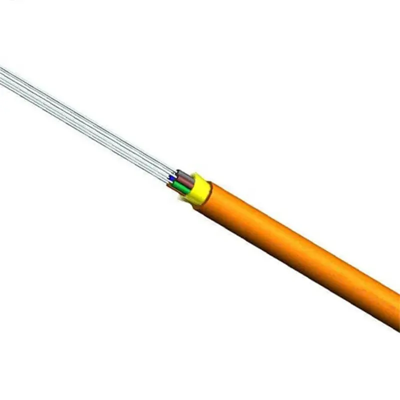 China Indoor Optic Fiber Cable GJFJH G657A 2 4 12 24Core SM MM OM1 OM2 OM3 OM4 OM5 Networking on sale