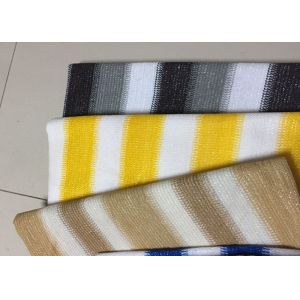 0.9x5m Striped Privacy Balcony Safety Net For Porch / Football Field 95% Shade