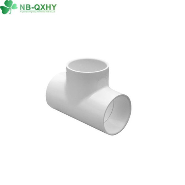 PVC UPVC Pipe Tee Sch40 Fittings Water Supply Joint Customized Request UV