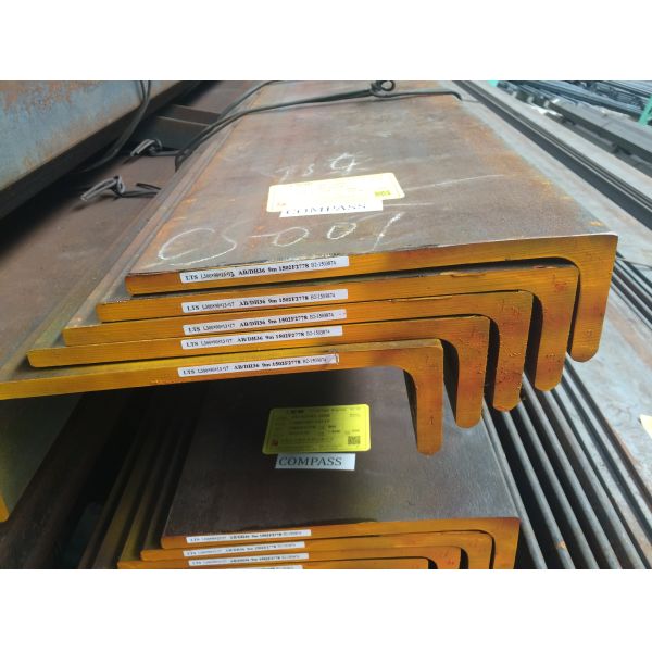 Buy Grade Ah36 Kr Class Inverted Angle Bar For Shipbuilding at wholesale prices