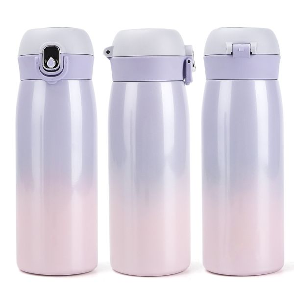 Stainless Steel Personalized Vacuum Insulated Tumbler One-Touch Promotional With