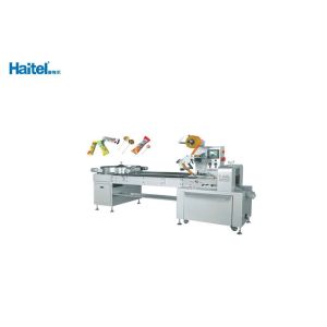 Stainless Steel Lollipop Packing Machine , Candy Pouch Packing Machine