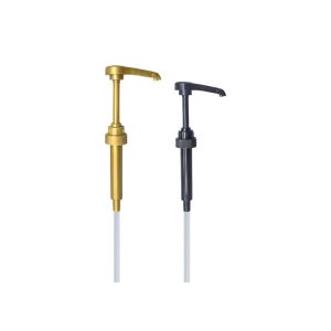 Food Grade Gold Syrup Dispenser Pump Dustproof Drip Proof Design