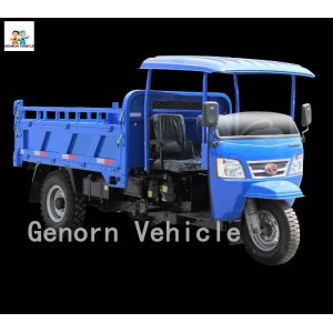 Open Body 2000kg Genron Diesel Tricycle Vehicle