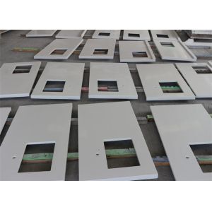 White Sparkle Solid Engineered Quartz Countertop Artificial Galaxy Stone