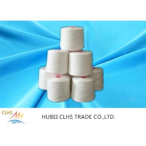 Quality 100% Spun Polyester Sewing Thread 20S/3 Raw White Yarn for sale