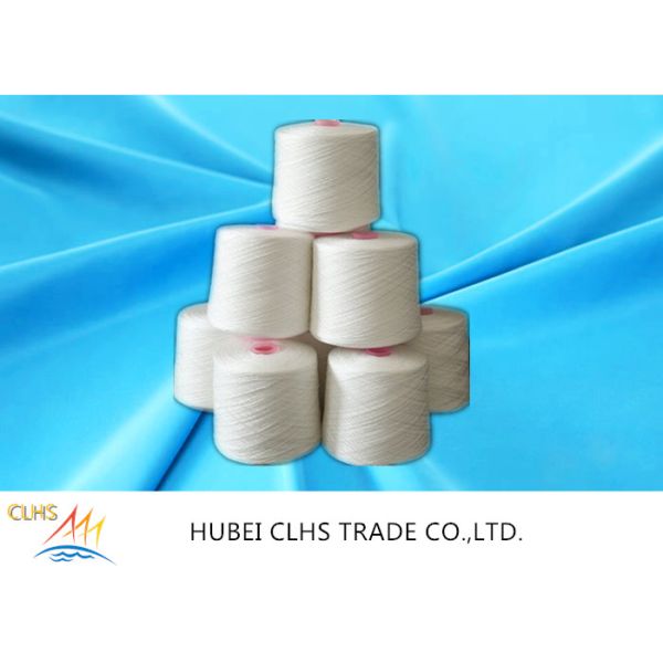 100% Spun Polyester Sewing Thread 20S/3 Raw White Yarn