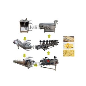 Small Scale Fully Automatic French Fries Machine 500kg/H