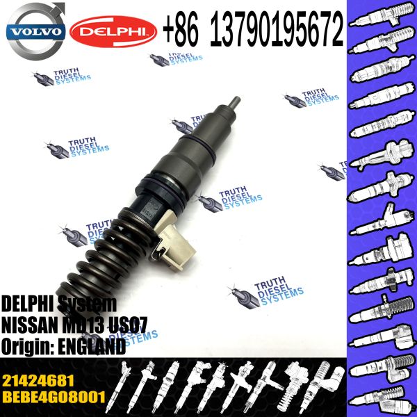 Buy MD13 US07 Engine Diesel Injector 21424681 Unit Pump Injector Electronic Unit BEBE4G08001 For VOL TRUCK at wholesale prices