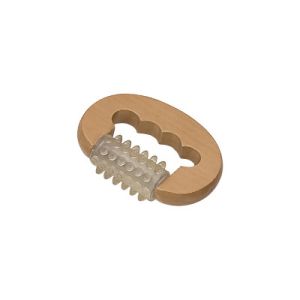 China Plastic Roller Wooden Body Massager 9cm Width For Household on sale
