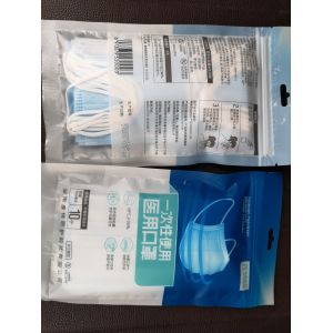 CE Disposable Medical Surgical Mask 3 Layer Anti Pollution Mask For Bikers