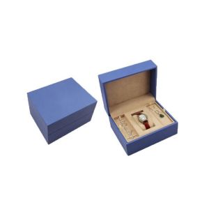 Elegant light blue jewelry and watch sets