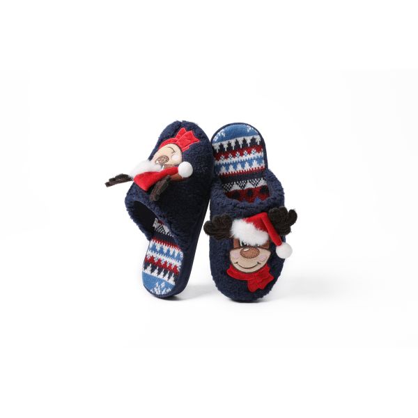 Cozy and Supportive Kids Indoor Slippers with High-Density Memory Foam and Breathable Knitted Upper