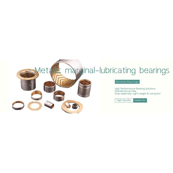 Marginal Lubricating Bronze Sleeve Bearings CuSn10Pb10