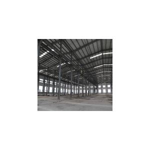Galvanized Structural Steel Fabrications Warehouse Buildings Covered By Wall Cladding Panel