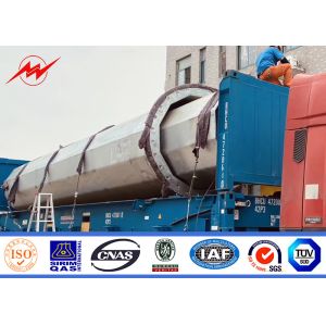 30m Galvanized Metal 10MM Power Transmission Poles