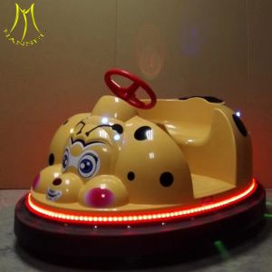 Hansel coin operated type minni bumper car amusement park toys with led light