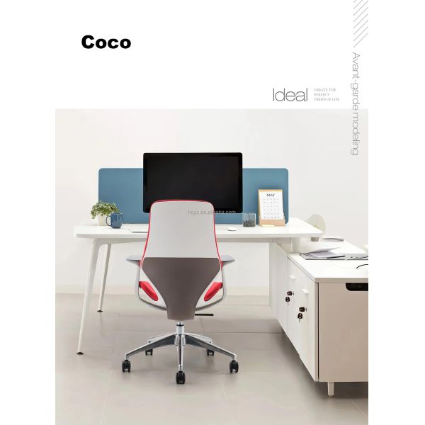 Adjustable Height Swivel Leather Office Chair for 2024 Design Conference Meeting Room