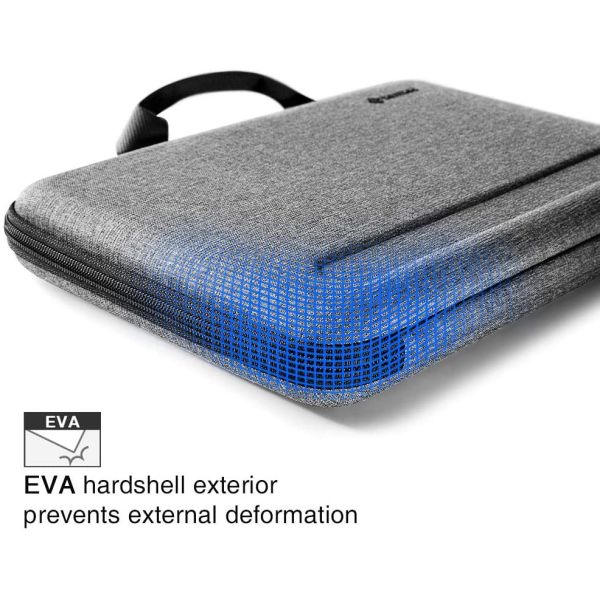 velvet EVA Hard Case , 11.97x8.36 Inches Hard Shell Laptop Bag