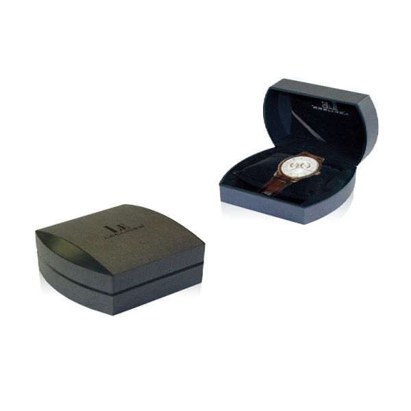 Faux Leather Watch Packing Box Velvet Lining Material Jewelry / Cosmetic Case