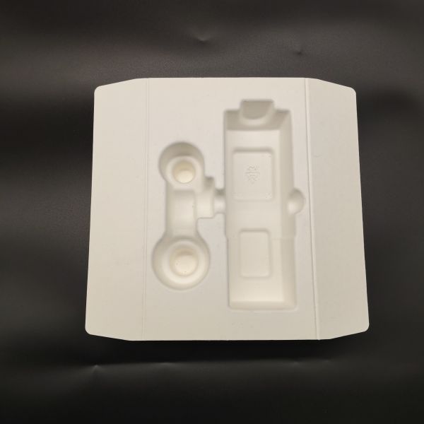 Large-sized high-end skin care lotion set with an embedded eco-friendly pulp molded base inside the box, offering anti-collision, anti-fall, and