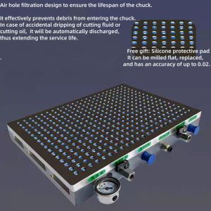 Custom Clamping Solution Aluminium Grid Type Vacuum Chuck For CNC Machining