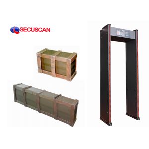 Quality High Sensitivity 78kg Walk Through Scanner with Alarm System For Prisons for sale