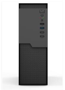 Mini-ITX/M-ATX Low-Profile Computer Case with 4 PCIe Slots 3x SSD + 1x HDD and USB 3.0 HD Audio I/O