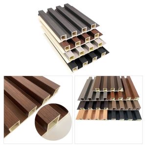 Buy cheap Interior Waterproof Wood Grain Laminated PVC WPC Wall Panels Designs Decor from wholesalers