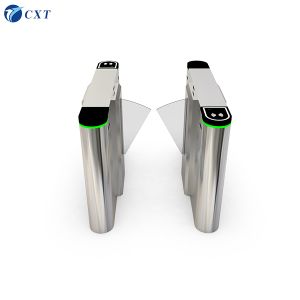 2.2mm Thick Steel Flap Barrier Gate with 1400*320*1000mm Sliding Turnstile Size and 400mm Arm Width