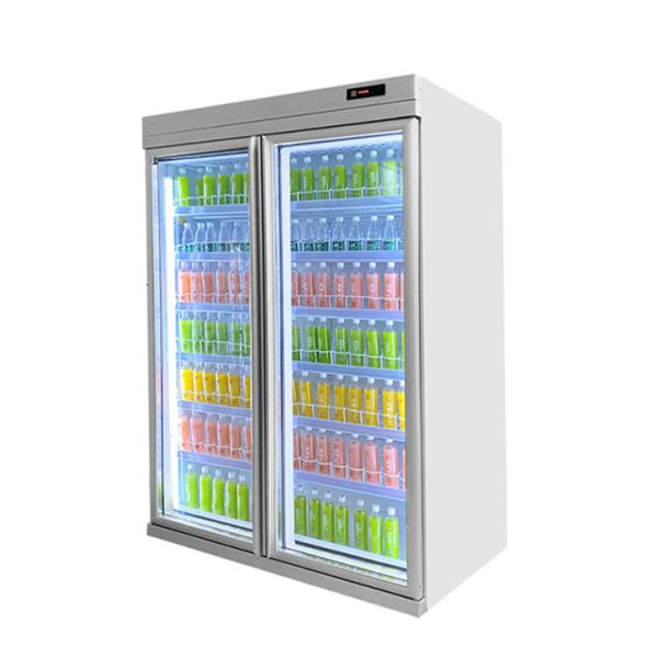 Buy OEM Upright Beverage Chiller Supermarket Display Drink Showcase at wholesale prices