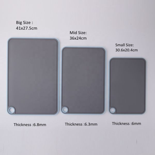 ISO9001 Attested Cutting Board Set for Colorful Kitchen Accessories and Cooking Tools