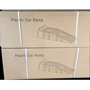 Black SUV Sturdy 2T Heavy Duty Plastic Car Ramps