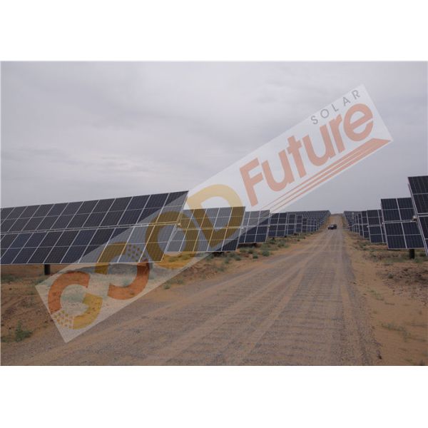 Buy Mechanical Galvanized Steel 2P Solar Tracker With Max 100 Modules at wholesale prices