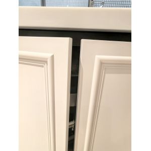 Fadior Full Stainless Steel Custom Kitchen Cabinet - Elegant White & Mint Green,