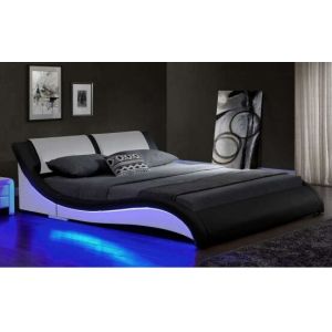 China Ergonomics Design LED Upholstered Bed Remote Cotrol Wholesale Bed Manufacturers on sale