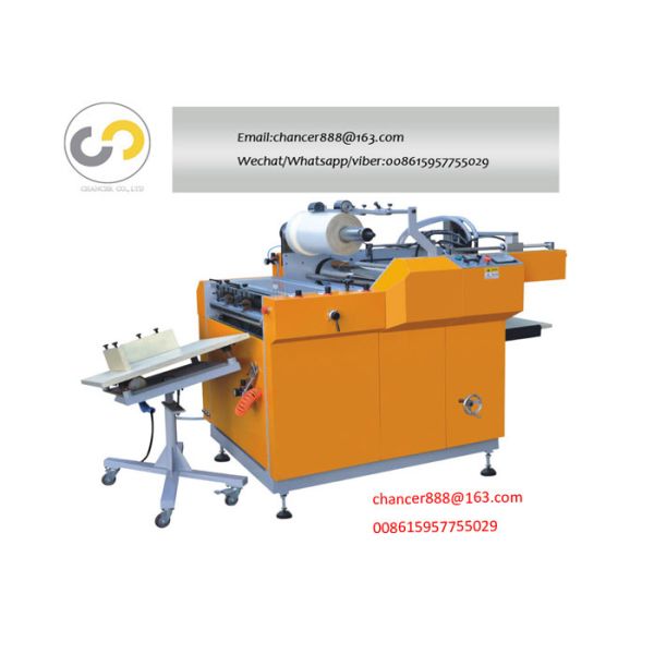 Automatic small width glueless film laminating machine 11kw with automatic