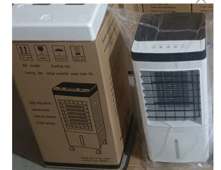 Silk Screen Printing Household 10L Capacity Air Cooler for Home Room Cooling Solution