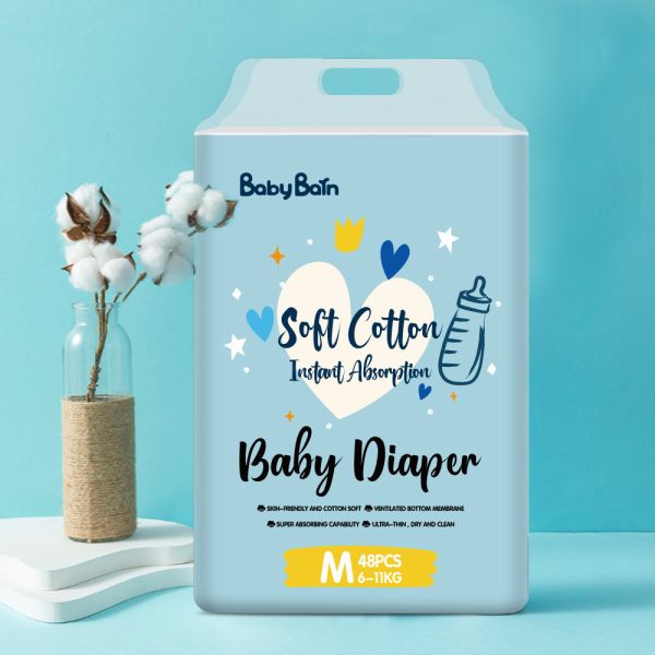 Buy Super Absorption Disposable Baby Diapers Soft breathable at wholesale prices