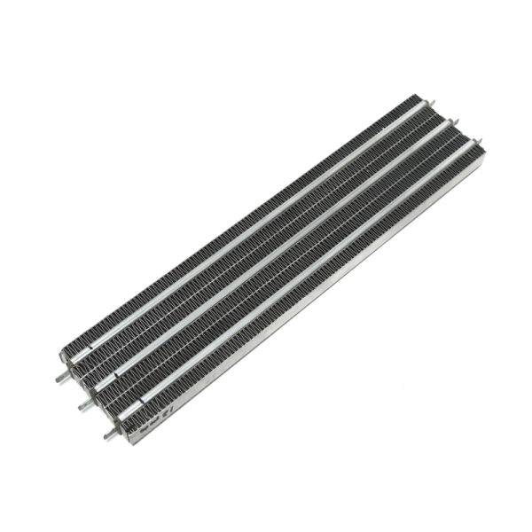 Corrugated Aluminum Alloy Fin PTC Heater with High Temperature Silicone Rubber Wire for Long Service Life