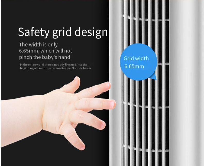 Electric Tower Pedestal Fans without Vane Blades with Touch Sensitive Technology