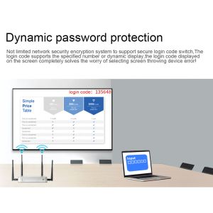 HDMI 4K Wireless Presentation System RX TX Smartmobile No Installation